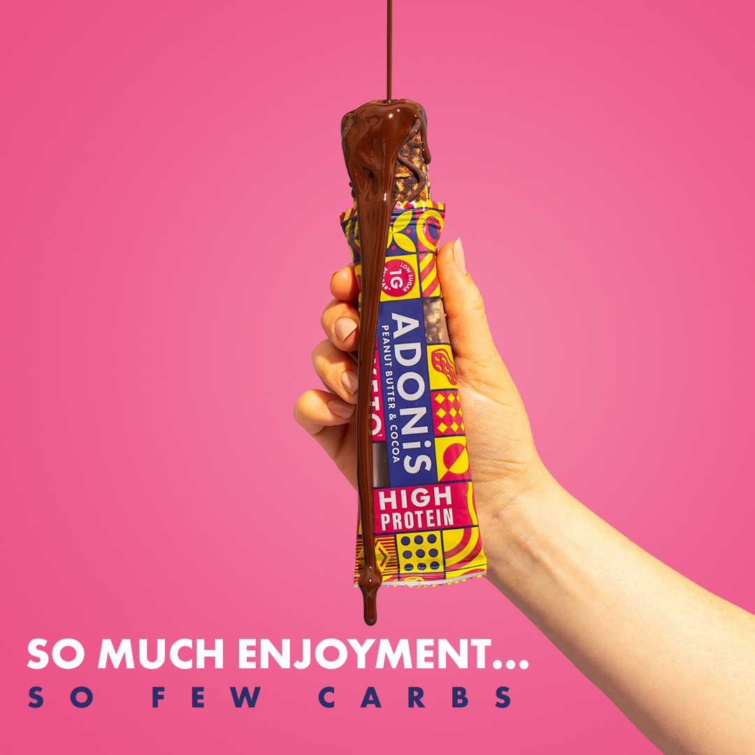 Peanut Butter & Cocoa Keto High Protein Bars (16x45g)