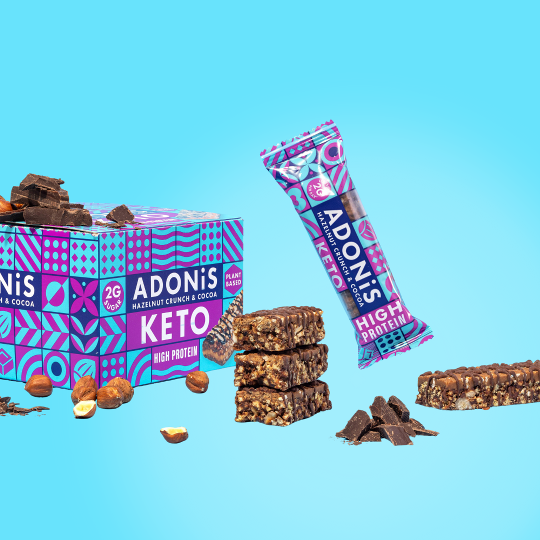 Hazelnut Crunch Keto High Protein Riegel (16x45g)