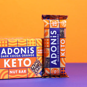 Dark Cocoa Orange Keto Nut Bars (16x35g)